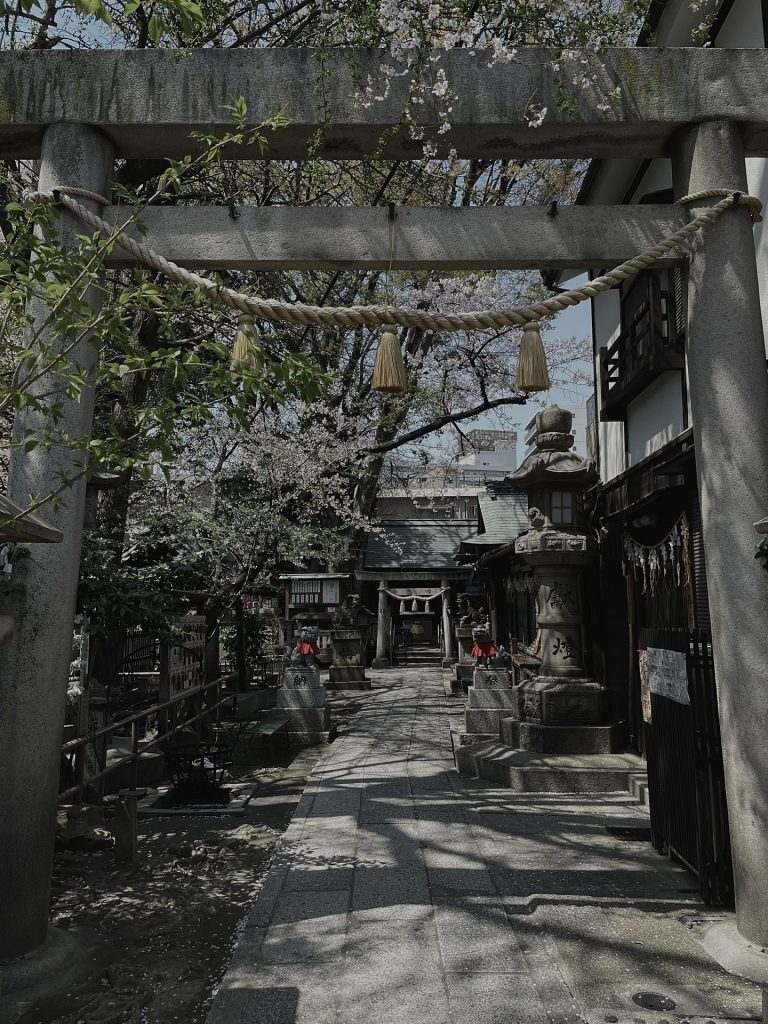 浅間神社にて